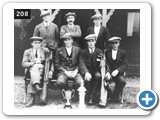 Golf club House. R F Taylor, G M Samuel, K Anderson, George Fraser (local registrar), Jamie McKeddie, Willie Young, J Anderson